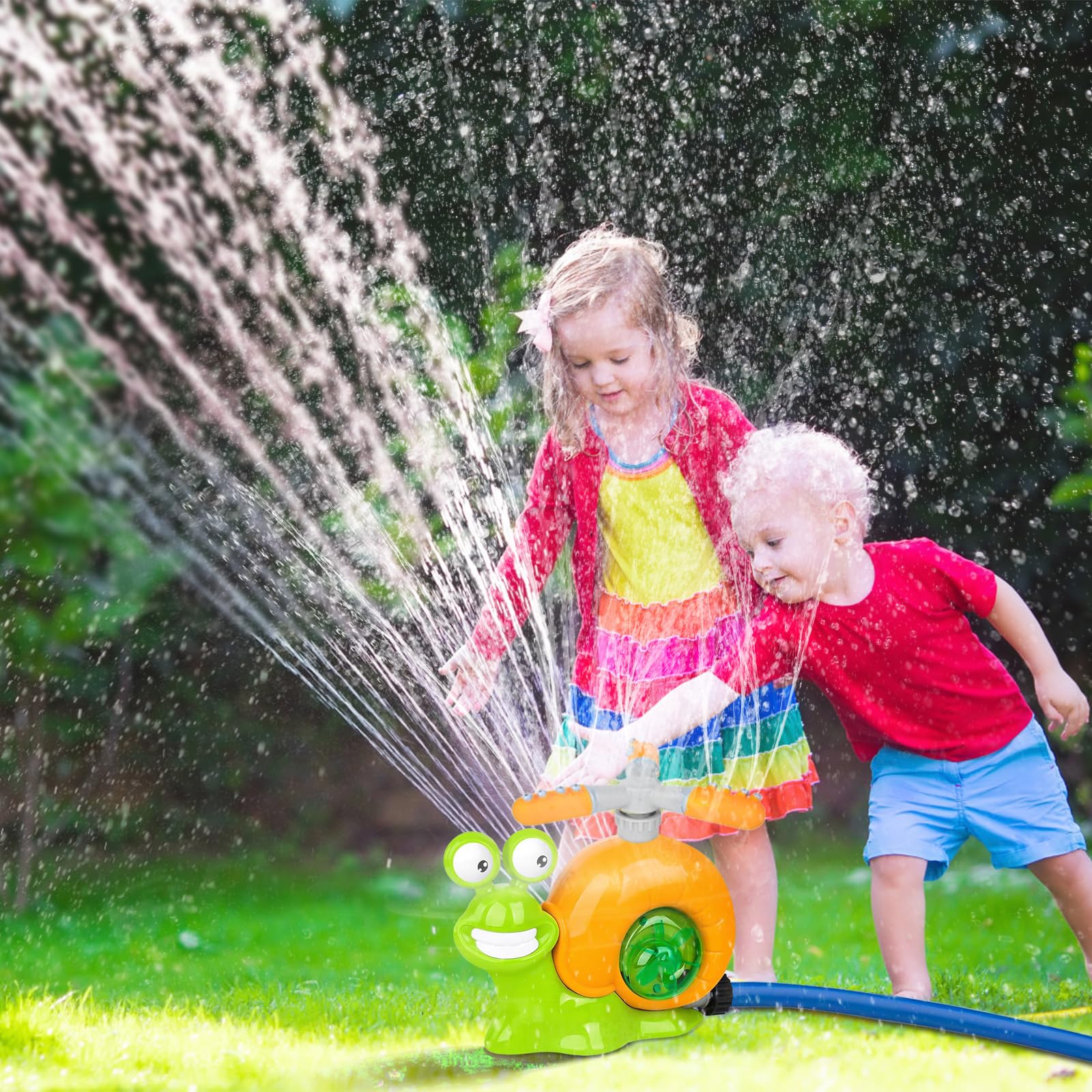 Giocattolo di Sprinkler Giochi d'Acqua per Bambini Giochi da Giardino per Bambini Balene Spruzzino Acqua Giochi da Esterno Spray da giardino all'aperto-per Bambini 3 4 5 6 7 8 9 10 Anni