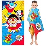 Franco Kids Super Soft Cotton Beach Towel, 58 in x 28 in, Ryan's World