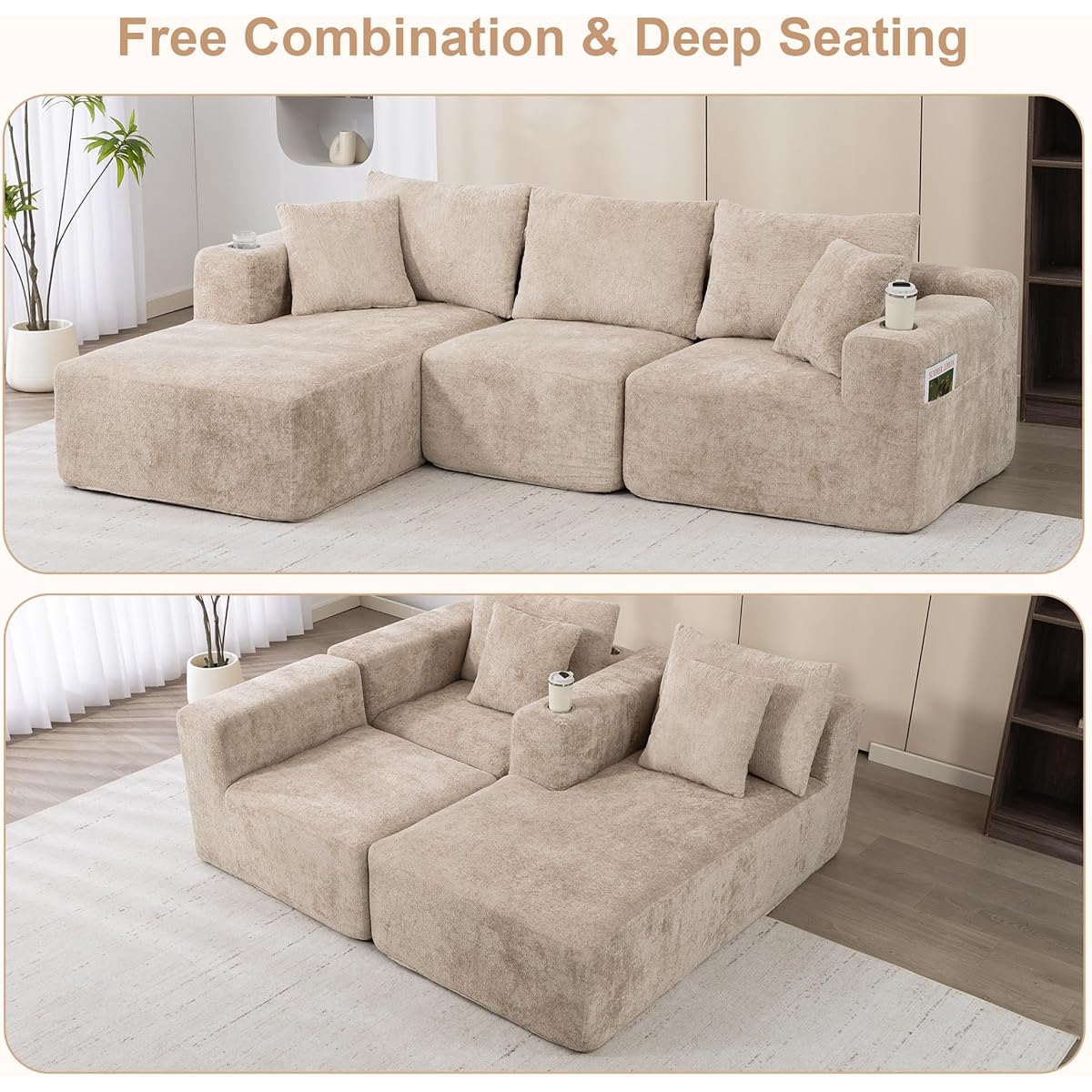 Hretanant Modular Sectional Sofa