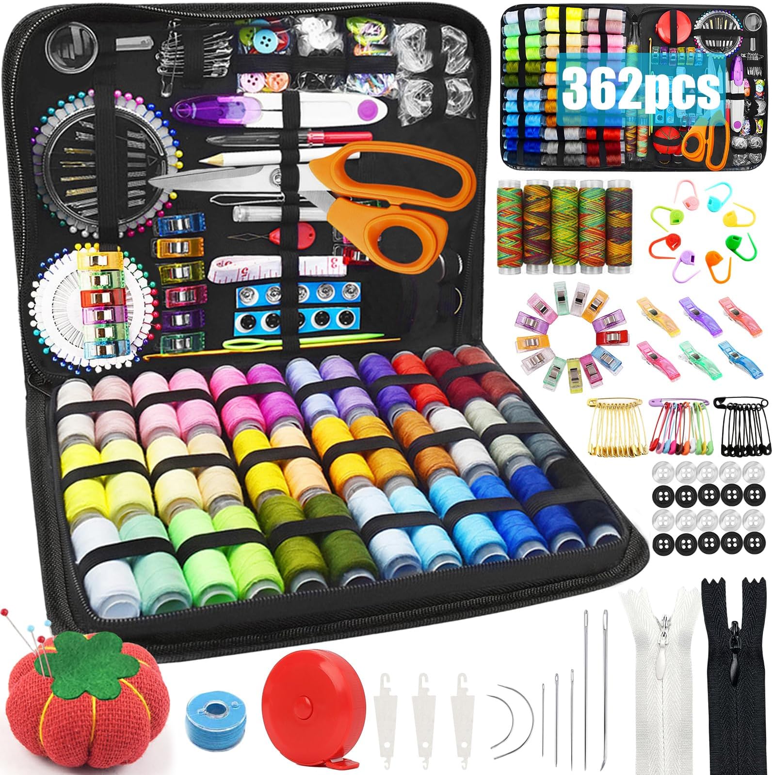 Kit Cucito Singer Sweetheart - Multicolore, Con 130 Accessori | Per Principianti E Hobby - Foto 2
