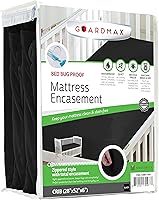 Vista 98 de Guardmax Funda de Colchón de Punto Jersey con Cremallera Completa - Protector de Colchón Impermeable y a Prueba de Chinches - Ropa de Cama