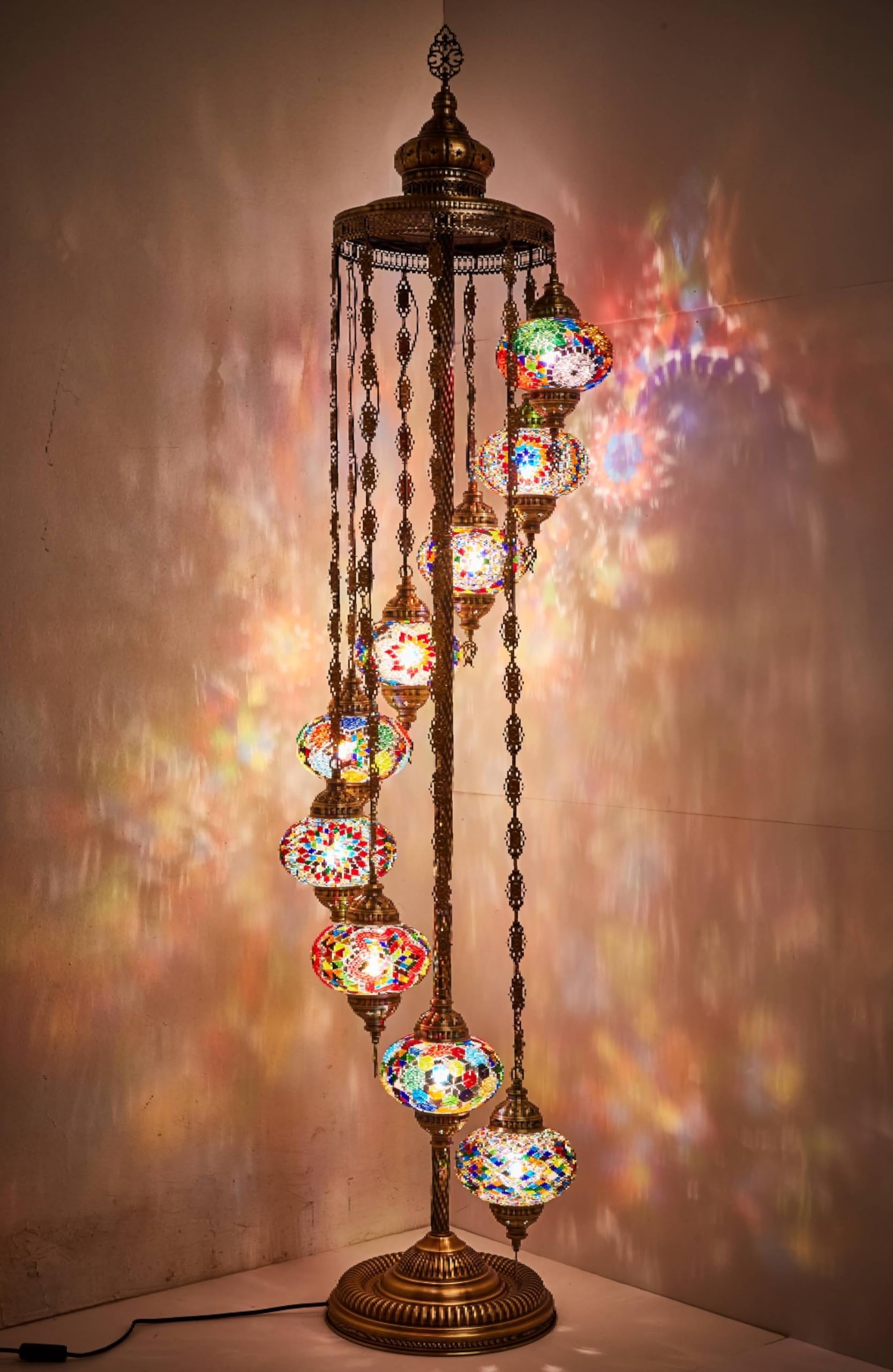 DEMMEX 9 Globe Floor Lamp
