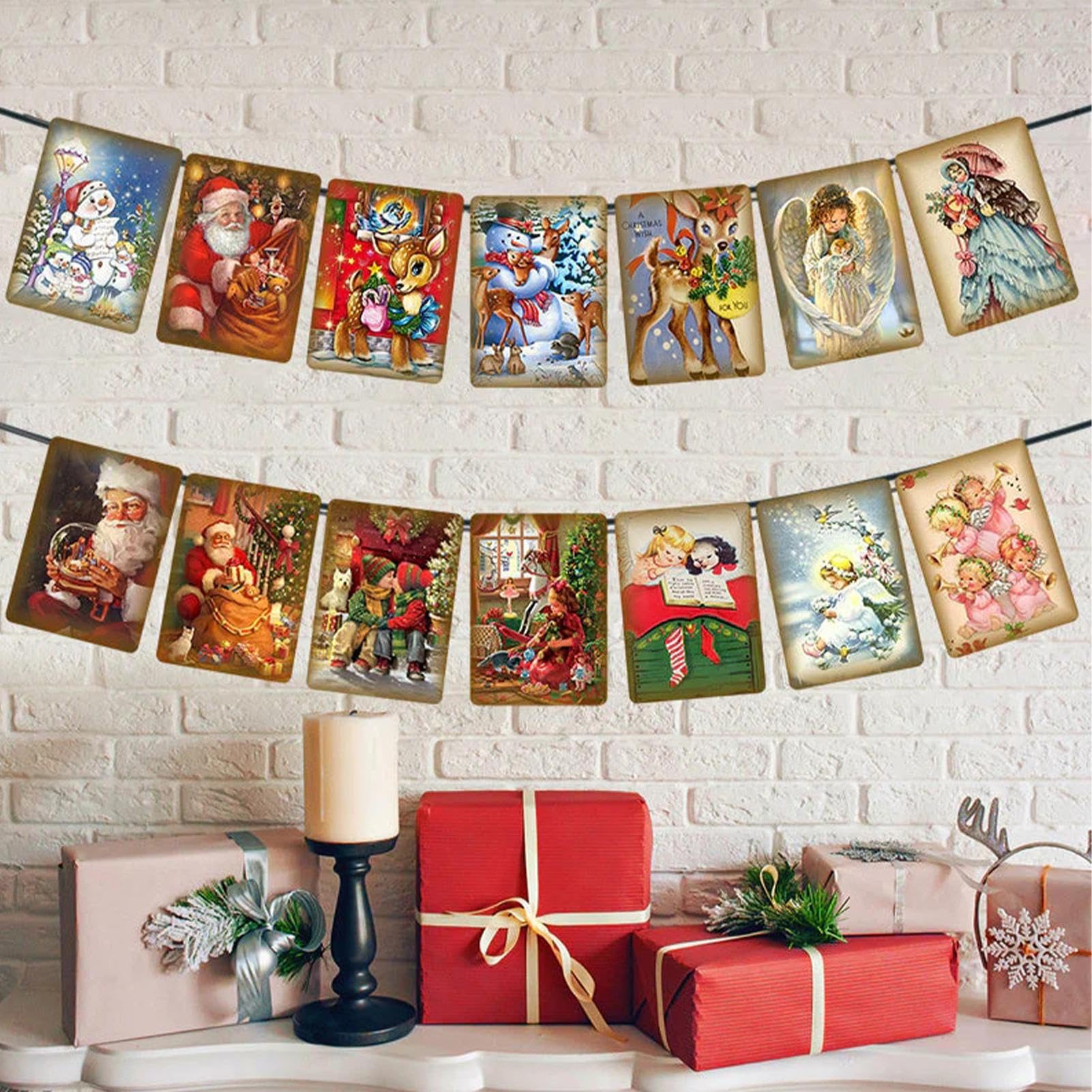 Bandiera di Natale, Decorazioni natalizie musicali, Natale vintage, Bandiera di inaugurazione della casa, Bandiera del cortile di Natale, Note musicali, regalo musicista, bandiere - Italia