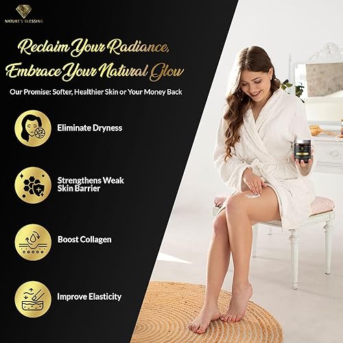 Miniatura 8 de Nature's Blessing Crema de sarga de res antienvejecimiento para líneas finas y arrugas  Refuerzo de colágeno infundido con miel orgánica y manteca