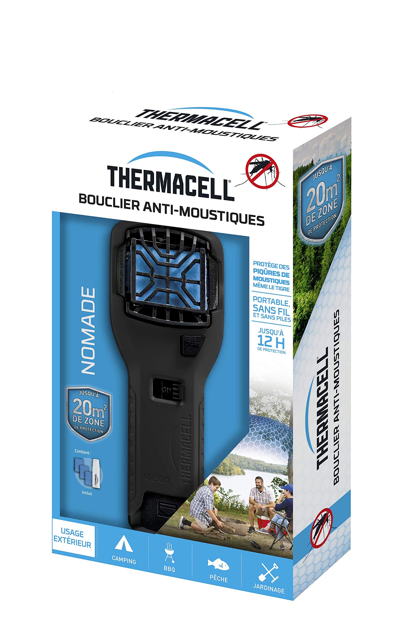 Thermacell Nomade Repellente Zanzare Portatile – Dispositivo A Gas Butano, Inodore, 12 Ore Di Protezione, Per Esterno, Colore Nero - 5
