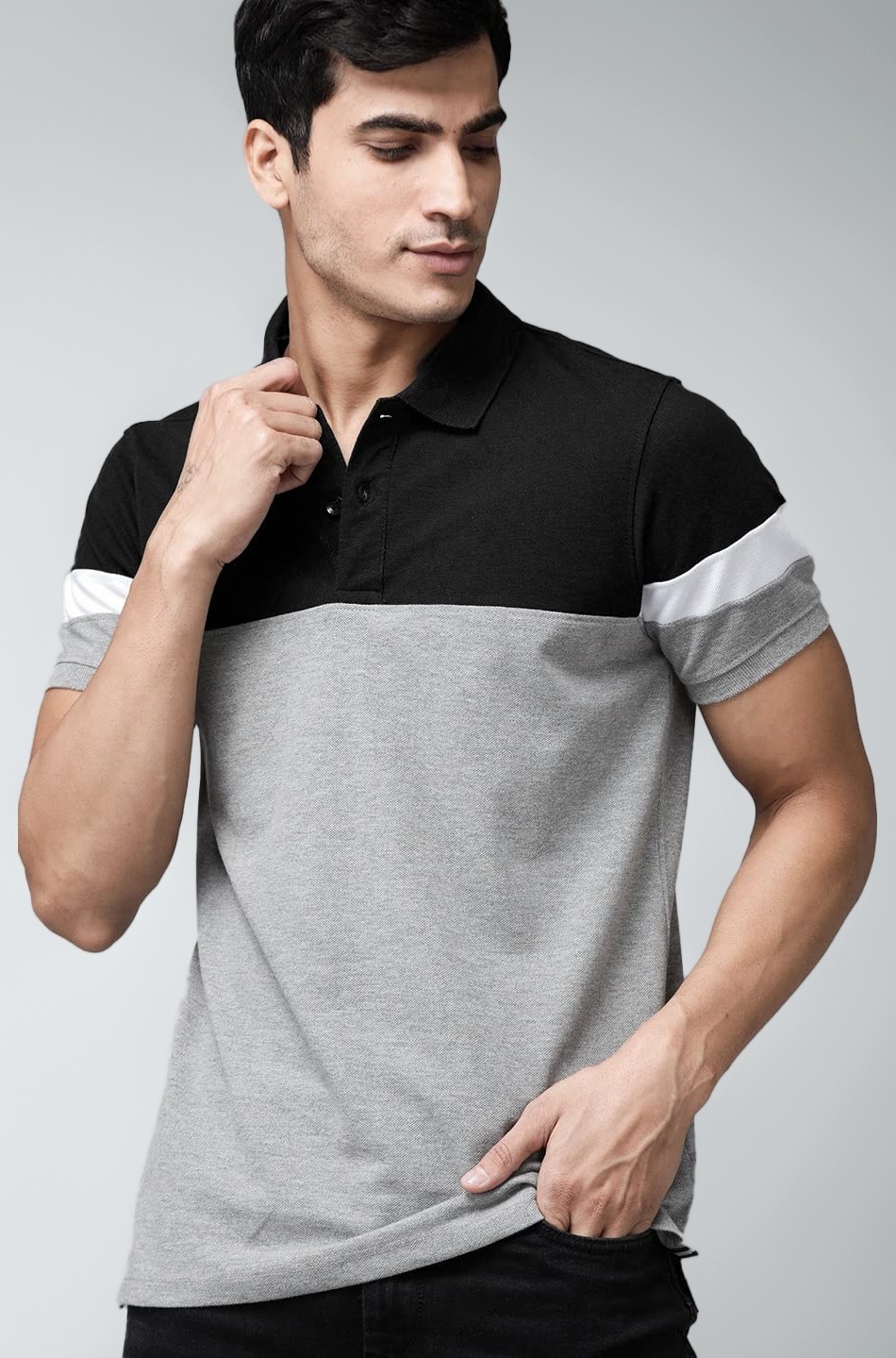 Men's Regular Fit Half Sleeve Matty Polo T-Shirt | Plus Size Also Available (Color Multicolor)