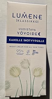 Lumene Klassikko [CLASSICS] Restoring Night Cream for all Skin Types 50 ml / 1.7 Fl.Oz.