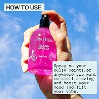 Vista 245 de Pacifica Beauty, Wanderlust - Juego de prueba de perfume en aerosol, vainilla isla, 5 aromas, juego de regalo de muestra de fragancia, aceites