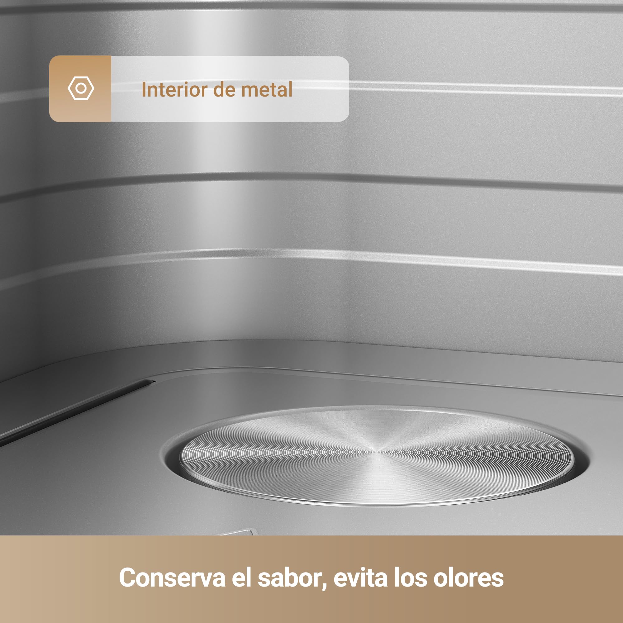 Mova Aerochef FD10 Pro Freidora de Aire, 6L Freidora sin Aceite con 11 Modos Preestablecidos, Circulación de Aire Térmica, Interior de Metal, Sistema de Calentamiento Doble, 50-230 grados C