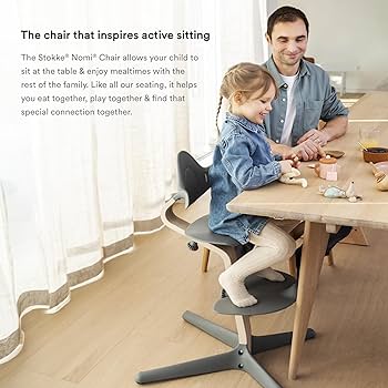新品　ストッケ ノミ チェア Stokke Nomi highchair 無段階調節可能なベビーハイチェア｜ストッケ ノミチェア