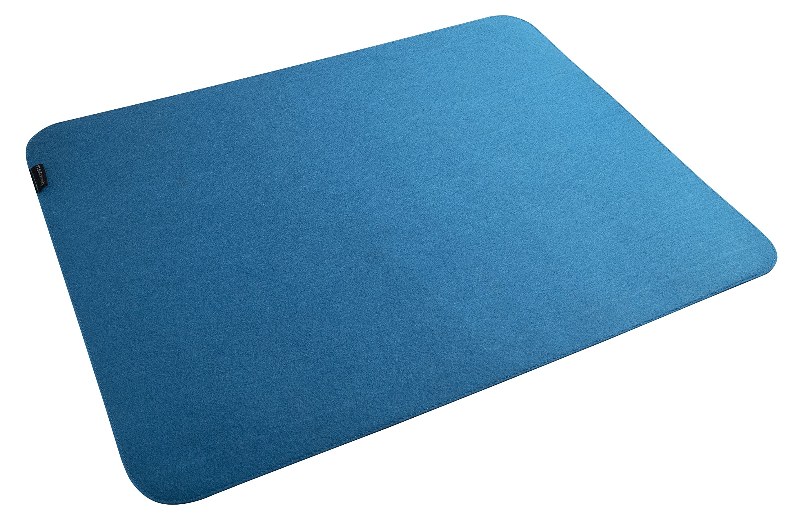 Exacompta - Réf. 29812E - Carton de 10 Sous-mains Teksto - fabriqués en feutrine RPET - protège bureau, tapis de souris - 50x65 cm - couleur turquoise- livrés à plat