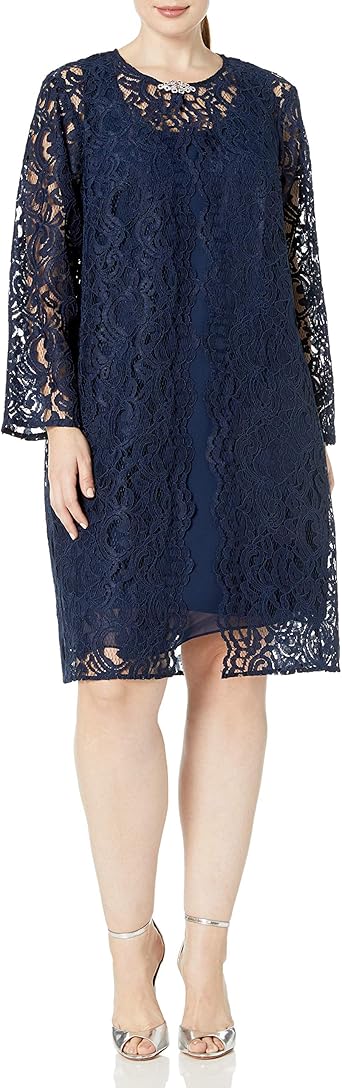 navy blue lace jacket