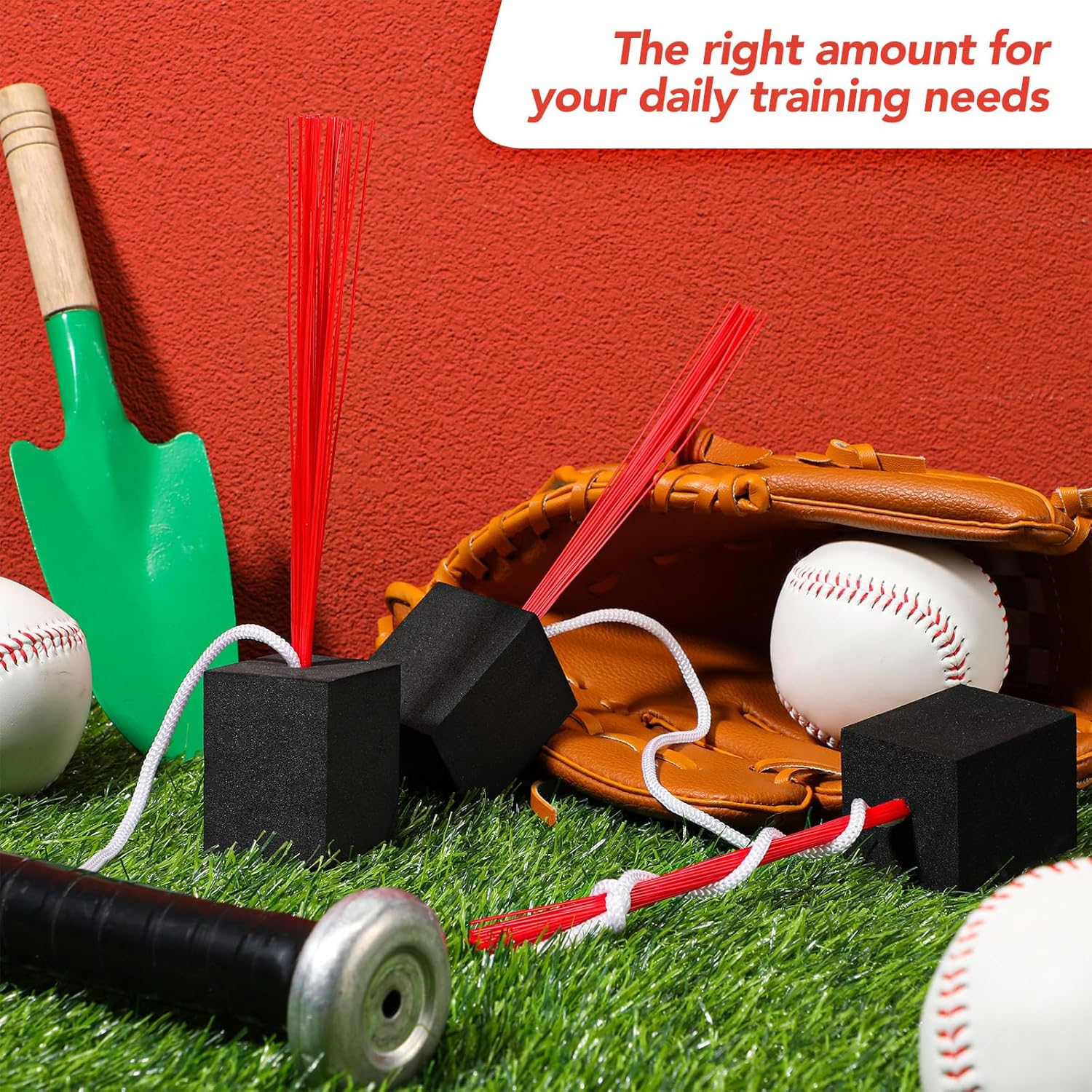 Shappy 24 Pieces Base Plugs with Tassels Heavy Duty Rubber Baseball Anchor Plug for Baseball Field Drill Softball Accessories