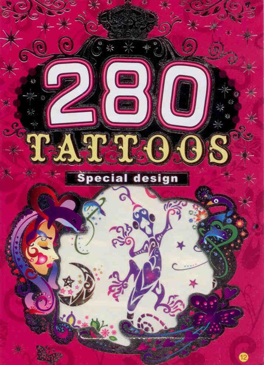 280 Temporary Tattoos - Wild & Wicked - Style 12