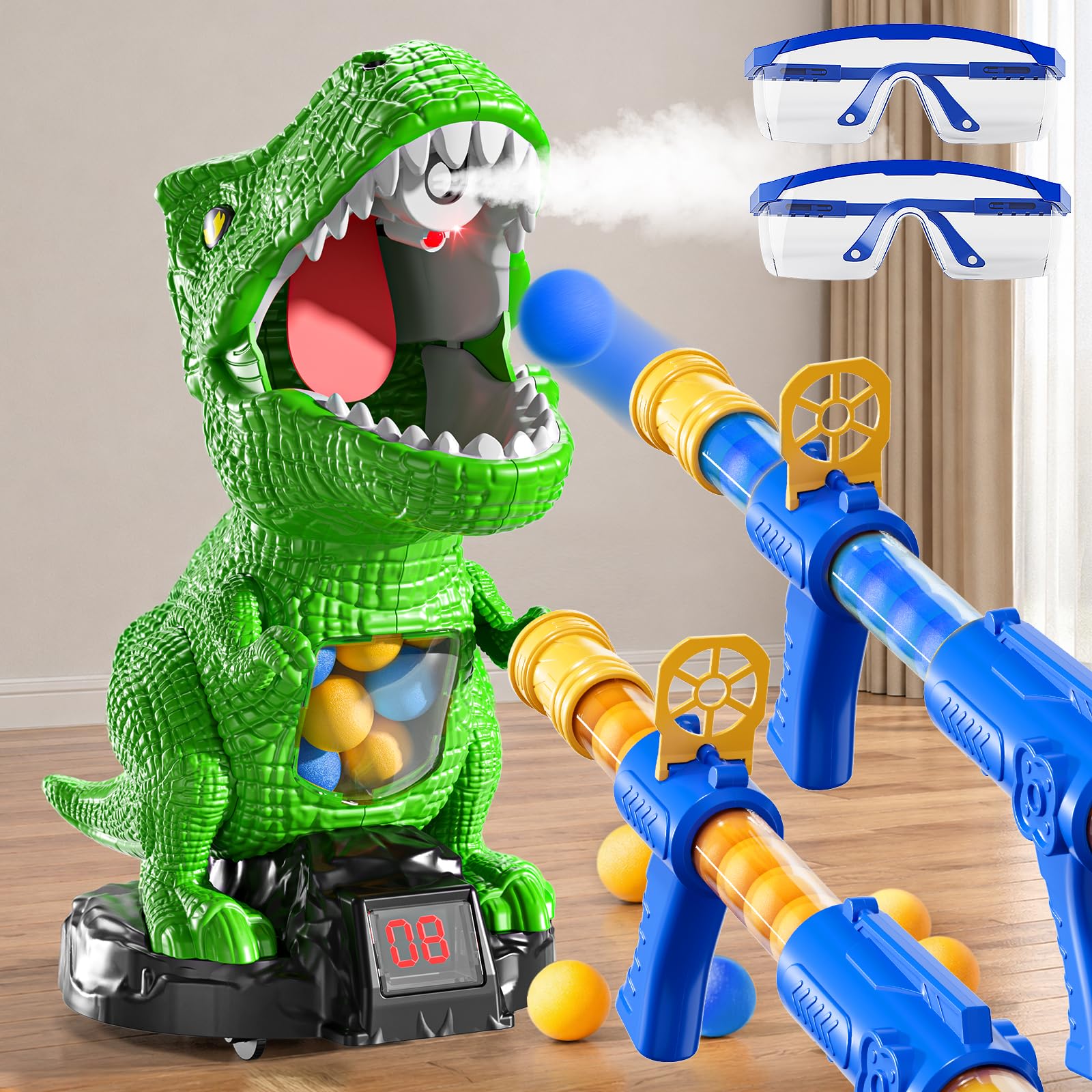 Dinosaur Shooting Game - Kids Foam Blasters FREE SHIPPING -1 Dinosaur Shooting Game - Kids Foam Blasters FREE SHIPPING -1