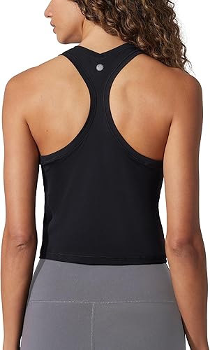 Miniatura 4 de Yogalicious Camiseta sin mangas ultra suave y ligera con espalda cruzada