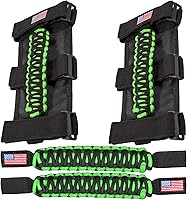 Vista 14 de Asas de agarre de barra antivuelco+mango de agarre para reposacabezas para Jeep Wrangler YJ TJ JK JKU JL JLU Sport Sahara Freedom Rubicon Unlimited