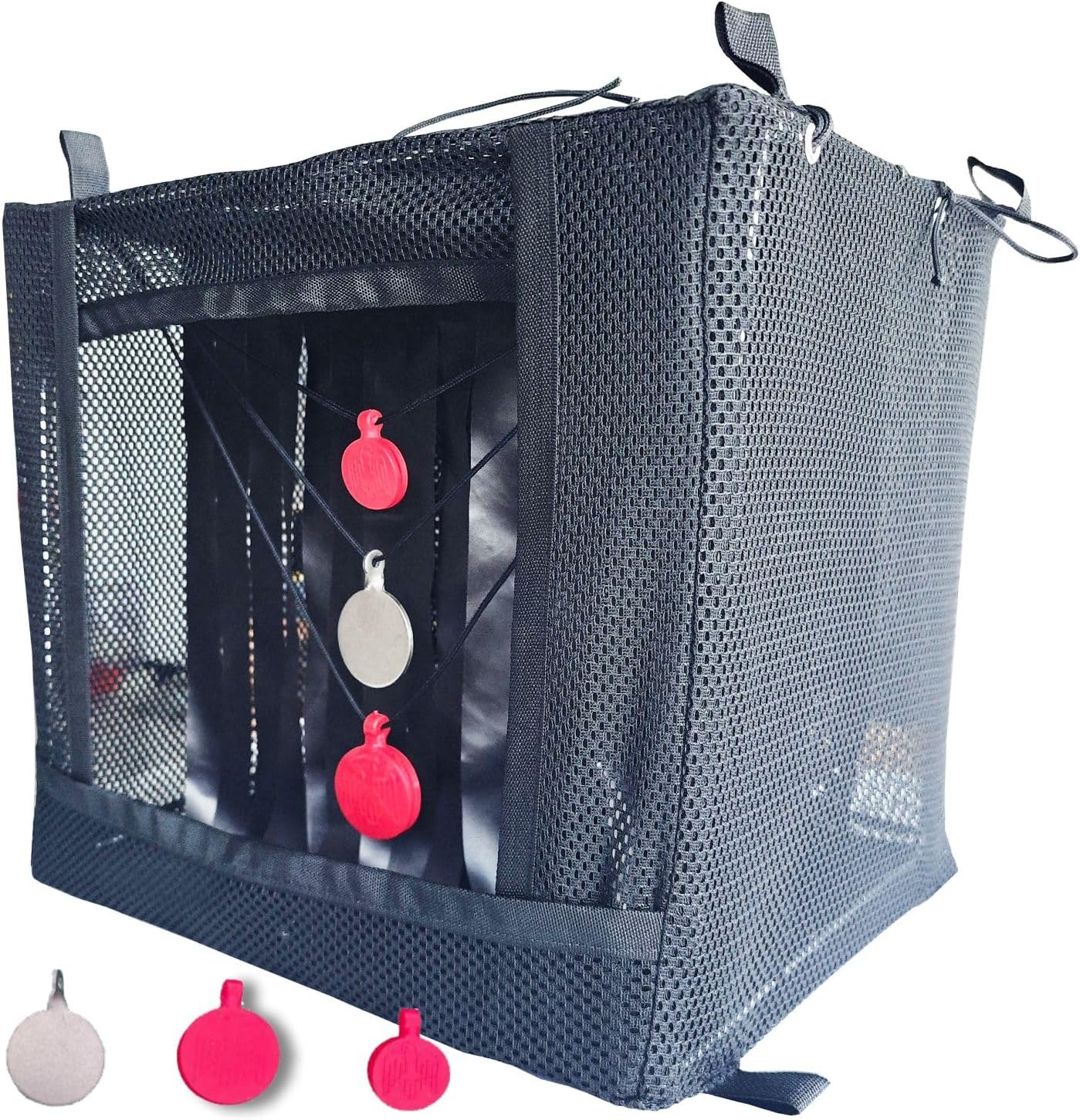 Airsoft Target with 2pcs All Metal Automatic Reset Shooting Target for Airsoft Gun Shooting BB Pellets Indoor Outdoor