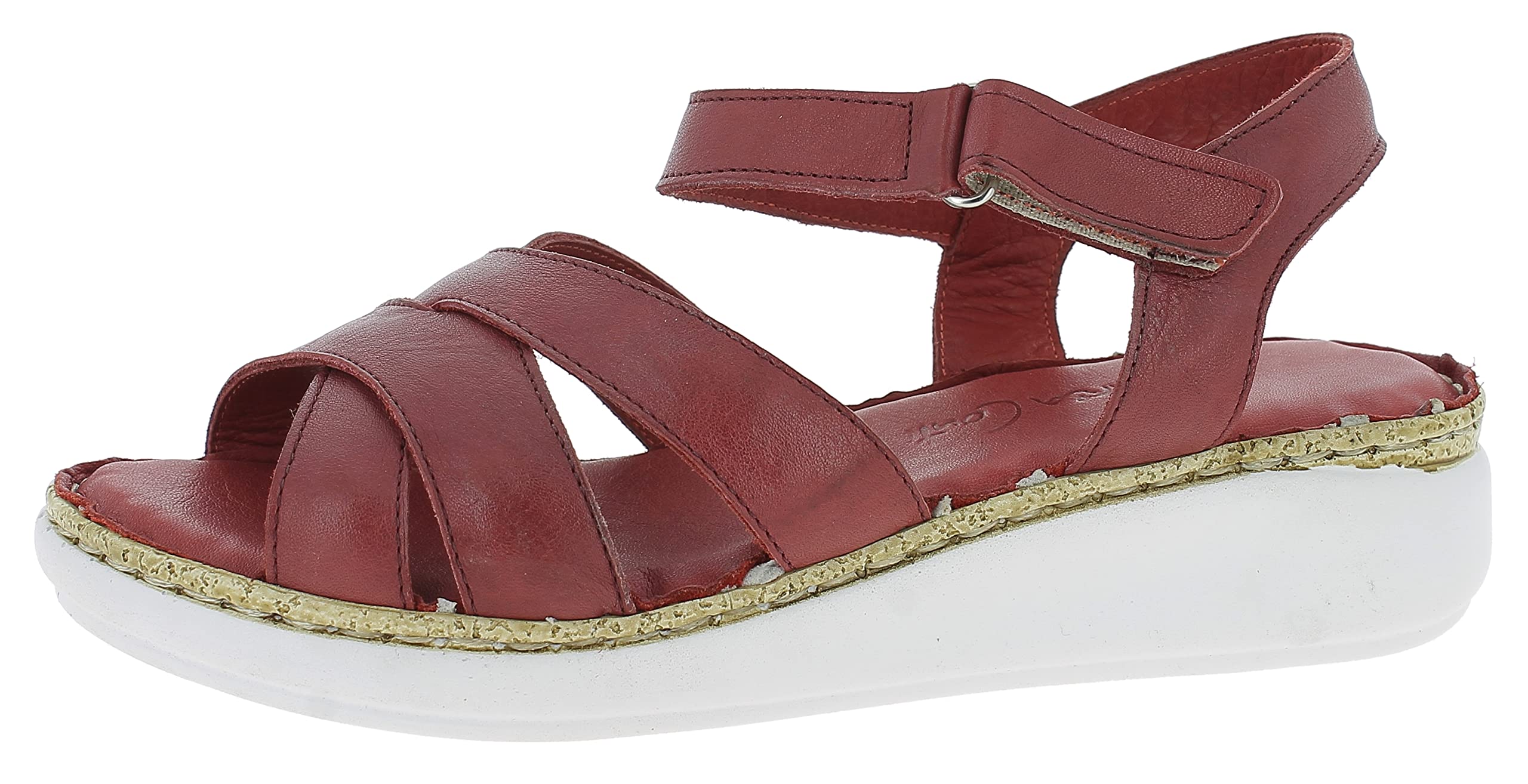 Andrea Conti Women's Sandals Heeled, Chili, 6 UK
