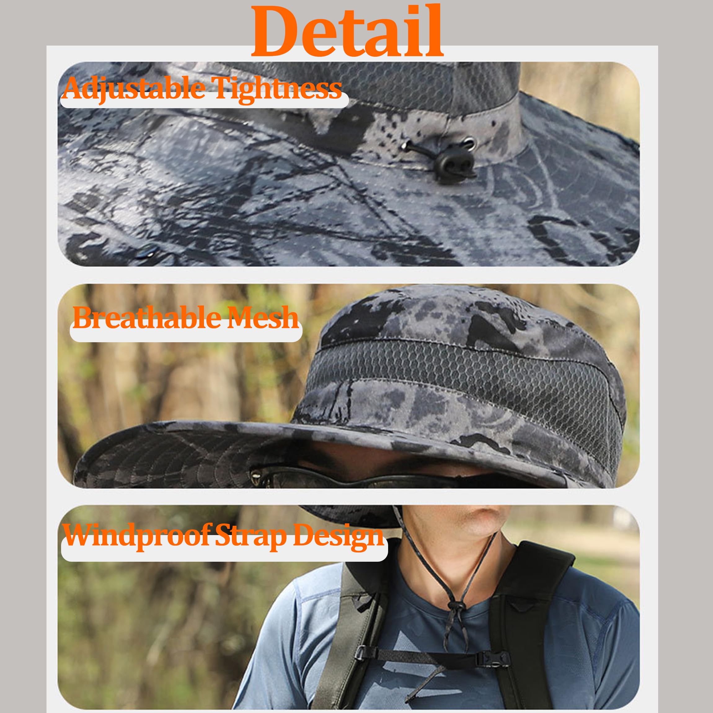Cappello da sole con ventilatore solare per pesca estiva e campeggio