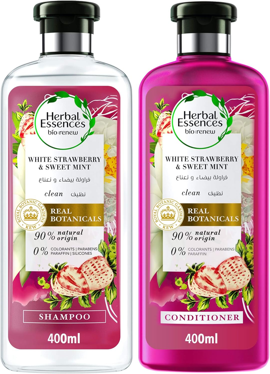Herbal Essences BioRenew White Strawberry & Mint Shampoo + Conditioner
