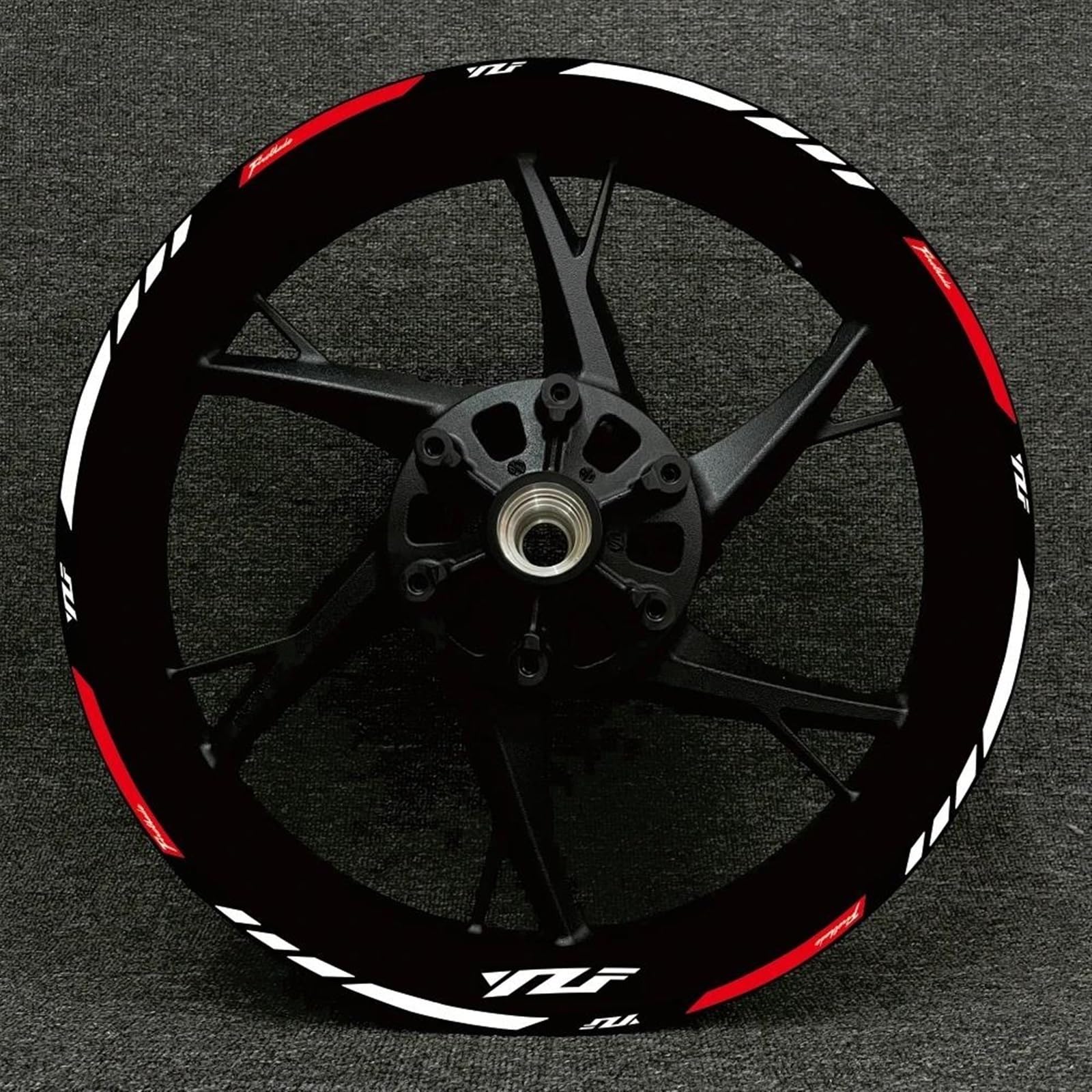 Stickers Motorcycle Accessories Wheel Stickers Reflective Rim Motorbike Waterproof Decals for Yamaha MT-09 MT09 MT07 MT10(Style 23)