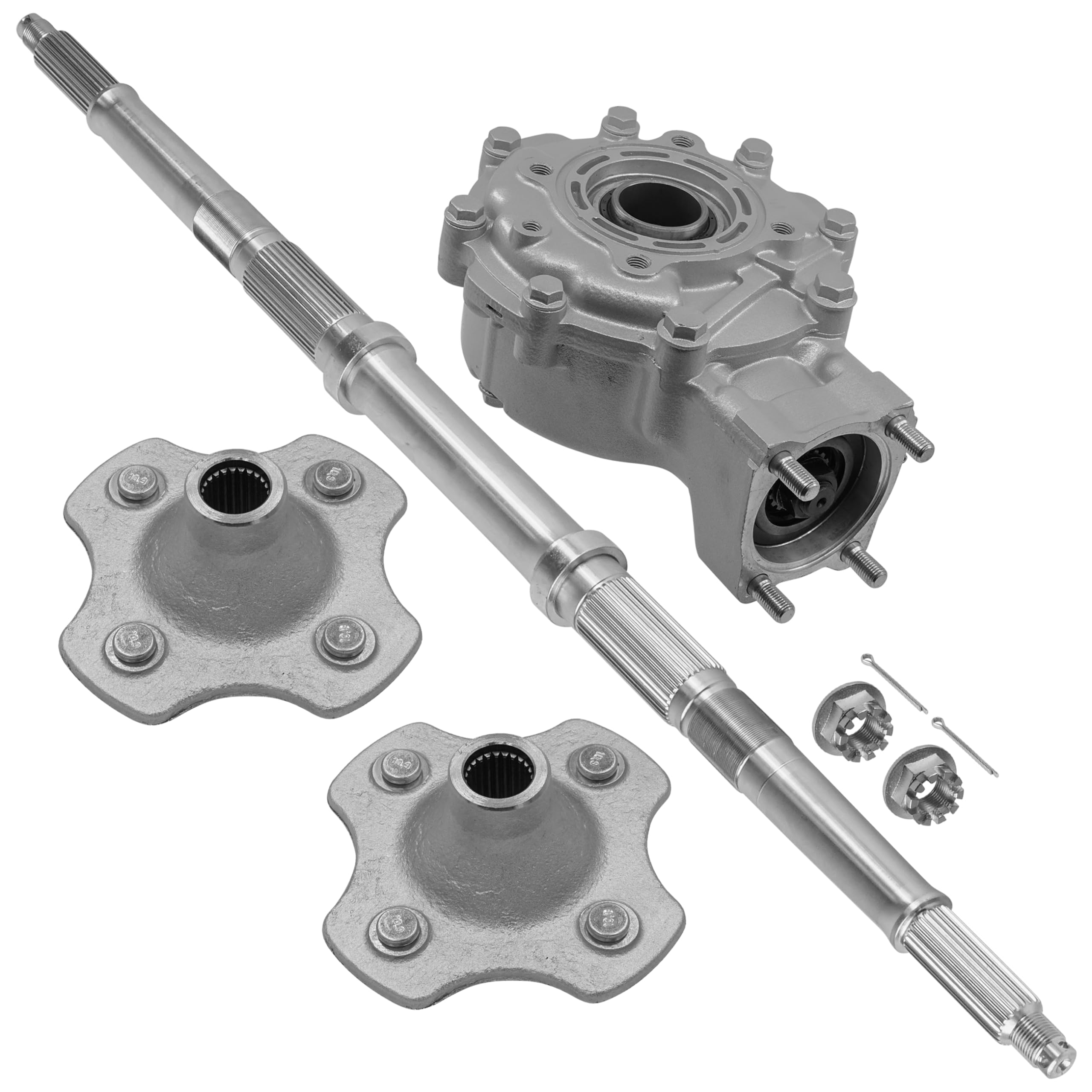 Rear Axle Hub TRX300 2 Rear Wheel Hubs With Nuts For Honda TRX300 Fourtrax 300 2X4/4X4 (1988-1992) Honda 300 Fourtrax Rear Axle - Foto 5