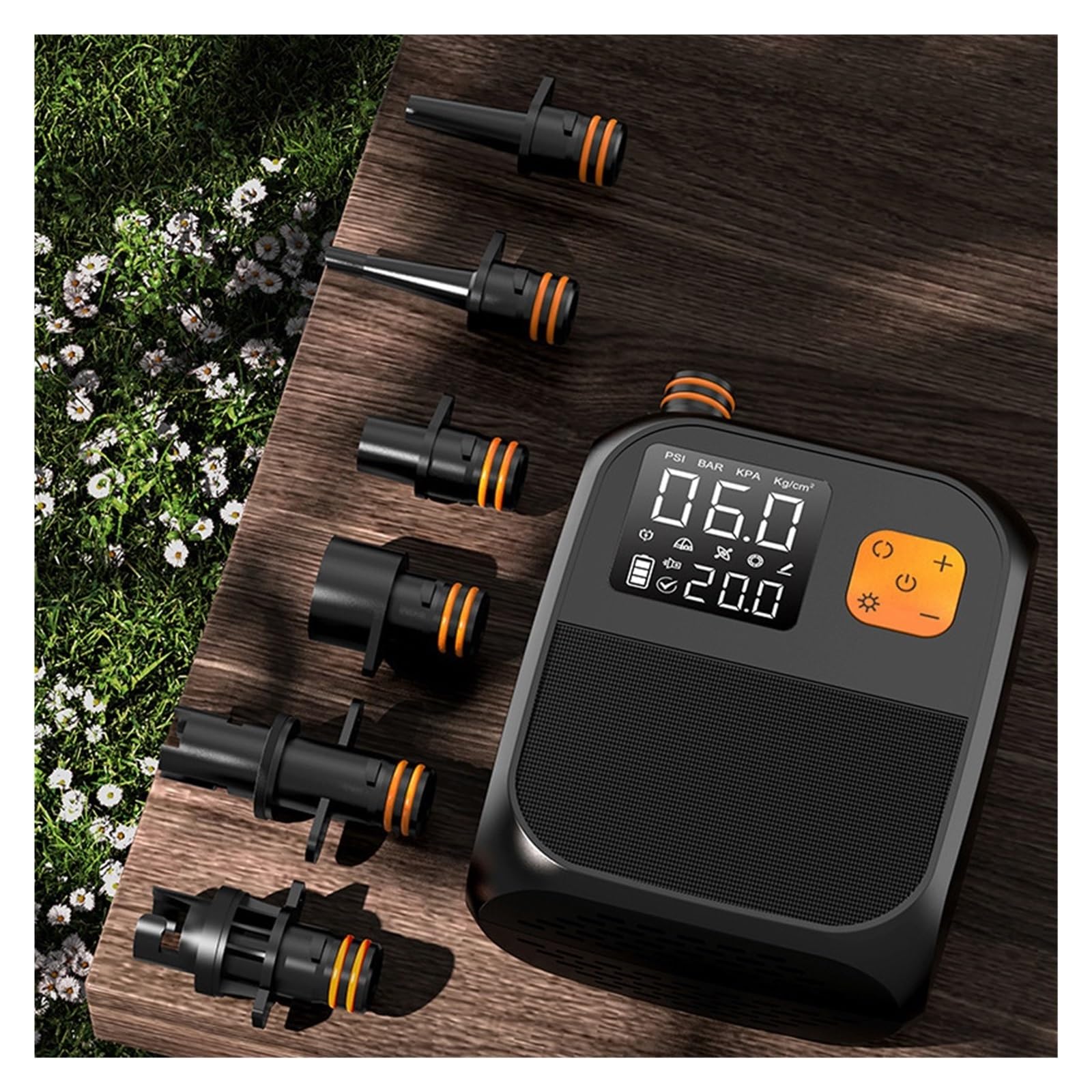 Pompa Elektryczna Przenośna Elektryczna Pompa Powietrza, Kompresor Powietrza, Powerbank, Pompka Do Łodzi Nadmuchiwanej, Wiosło, Deska Surfingowa Szeroki Zakres Zastosowań