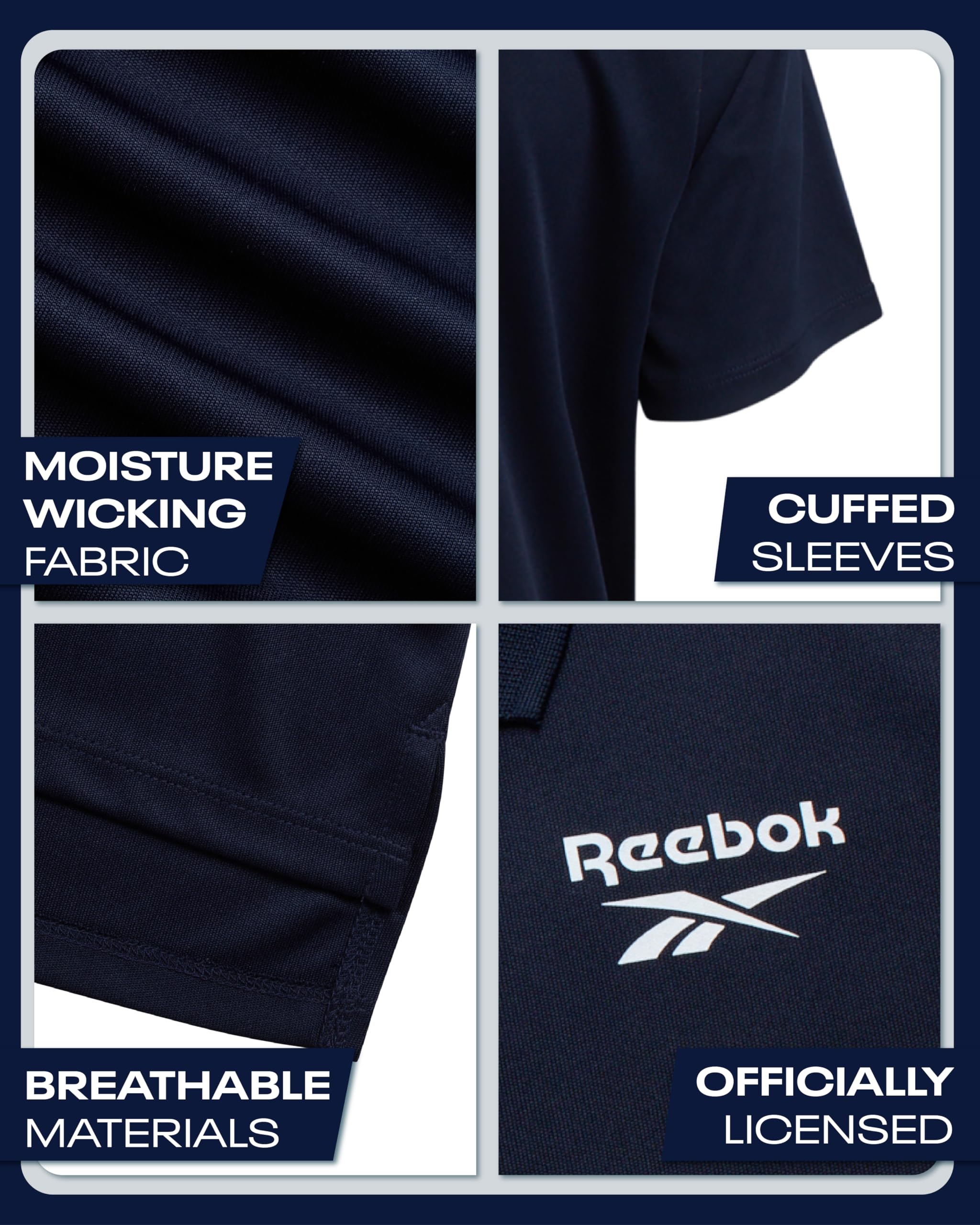 Reebok B Perf Golf Polo 1pk Camisa de Golf Niños (Pack de 1)