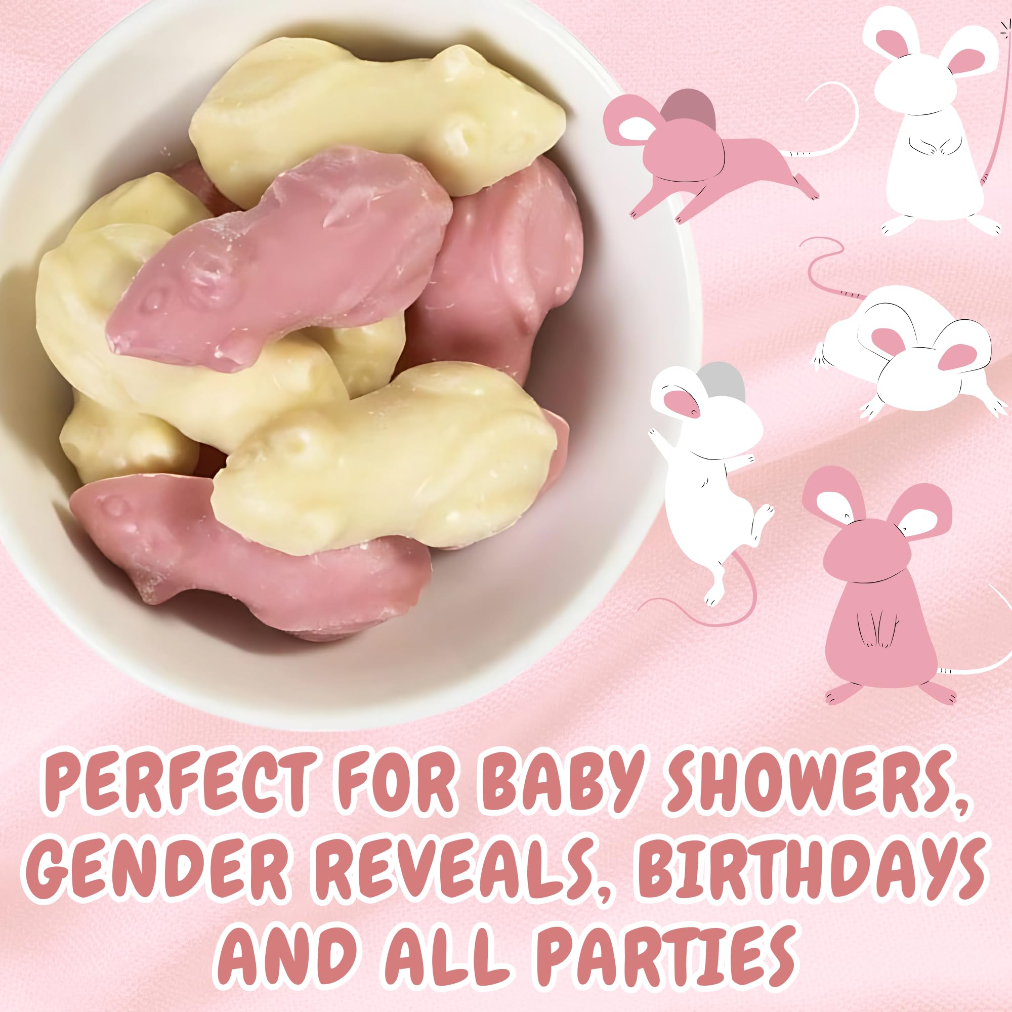 Hannah's White Mice Bar 15p | Wholesale Sweets