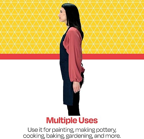 Miniatura 8 de School Smart Delantal de mezclilla unisex para adultos