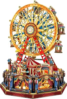 DIY 3D Wooden Puzzle Ferris Wheel