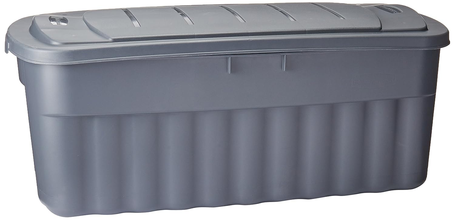 Rubbermaid Roughneck Storage Box 50-Gallon Grey FG2550CPCYLND