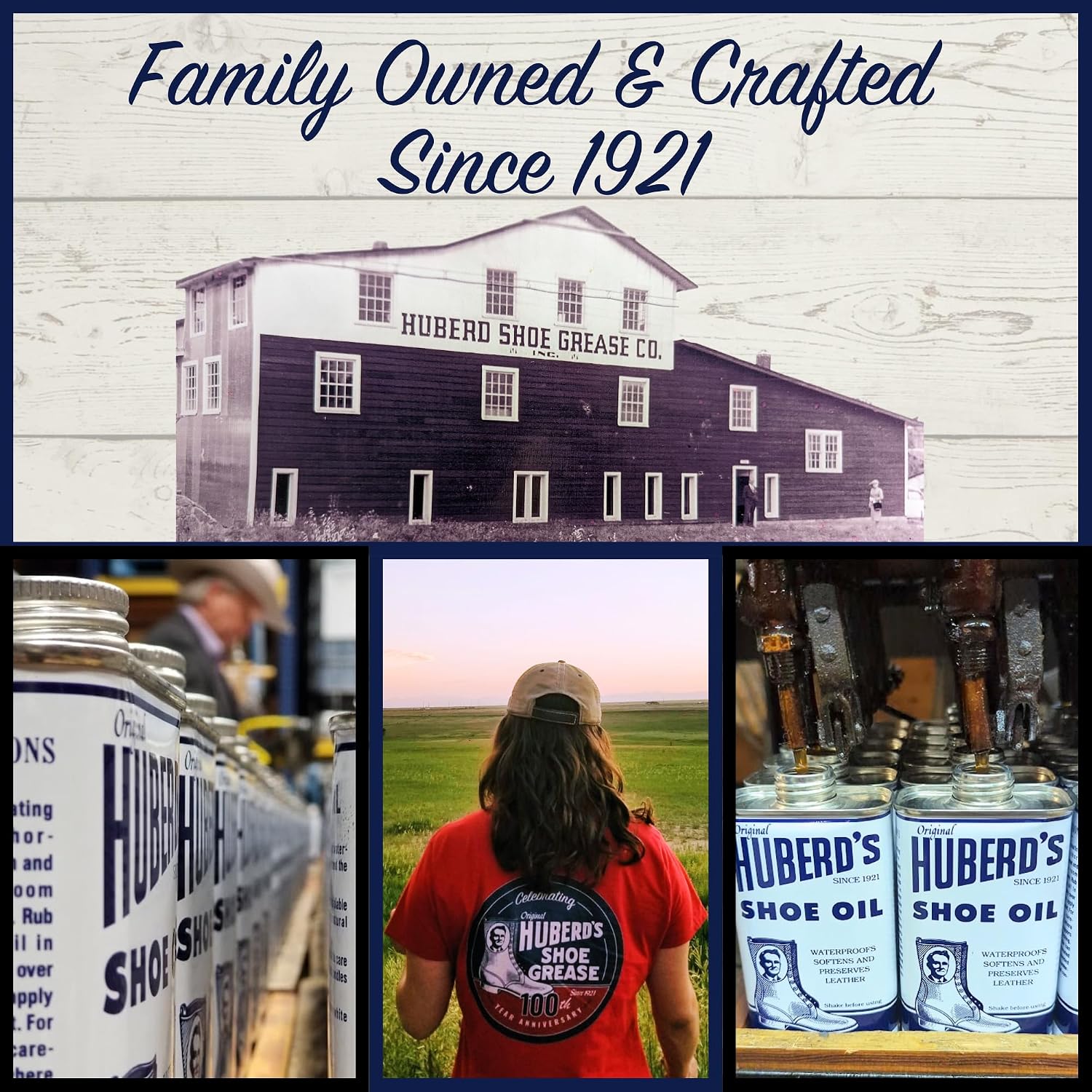 Huberd's Shoe Oil – Leather Conditioner & Waterproofer Since 1921 | 8 oz easy pour liquid formula. Softens, conditions & waterproofs boots, shoes, bags, gloves, saddles, and leather gear