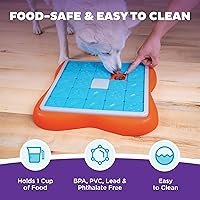 Vista 7 de Outward Hound by Nina Ottosson Challenge Slider Comedero con rompecabezas avanzado de nivel 3, para golosinas, para comer lento, para perros