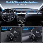 Magnetic Car Mount, WixGear Universal Stick On Mount (2 Pack) Dashboard Magnetic Phone Holder for Car, for Cell Phones and Mini Tablets with Fast Swift-snap Technology, Strong Phone Mount for Car