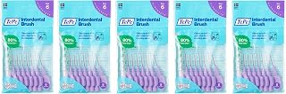 TePe 1.1 mm Size 6 Original Interdental Brush - Pack of 5, Total 40