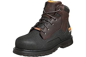 Men's Power Welt 6" Waterproof Steel Toe Work Boots: Uncompromising Protection for Demanding Jobs