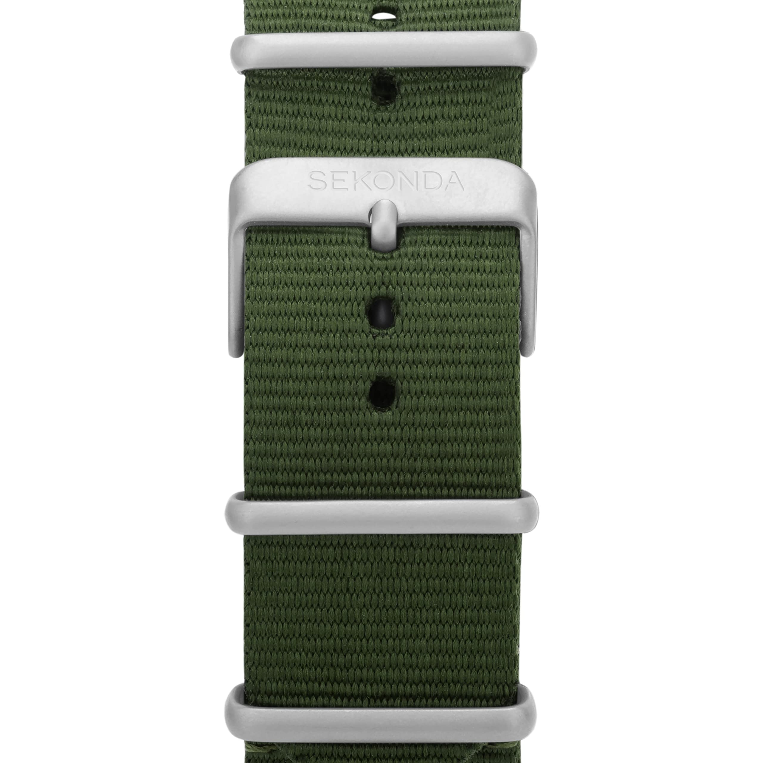 Sekonda Reloj cronógrafo estilo militar para hombre (verde) 30067, verde, Correa