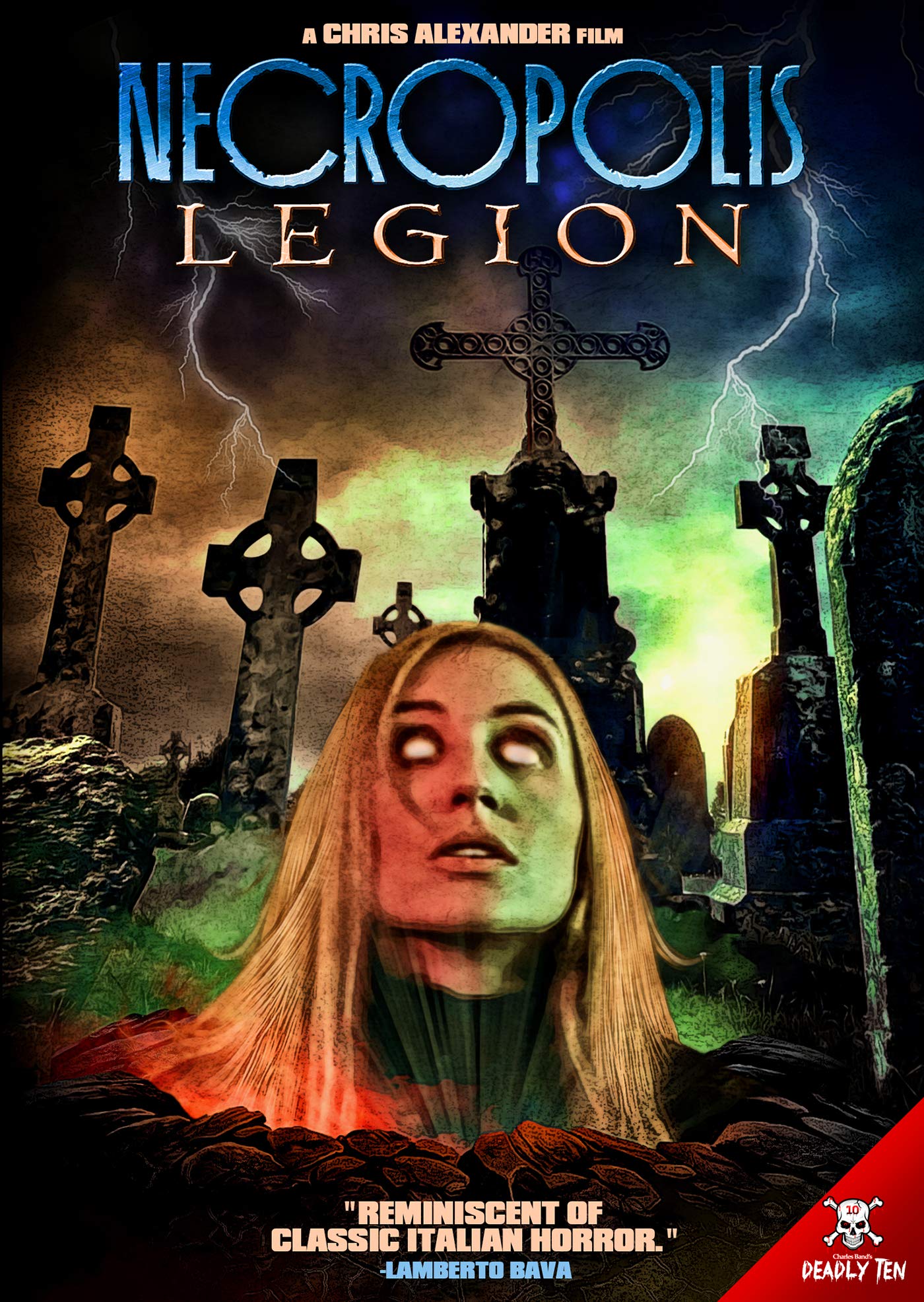 Necropolis Legion DVD película de terror oculta y cine fantástico original en disco