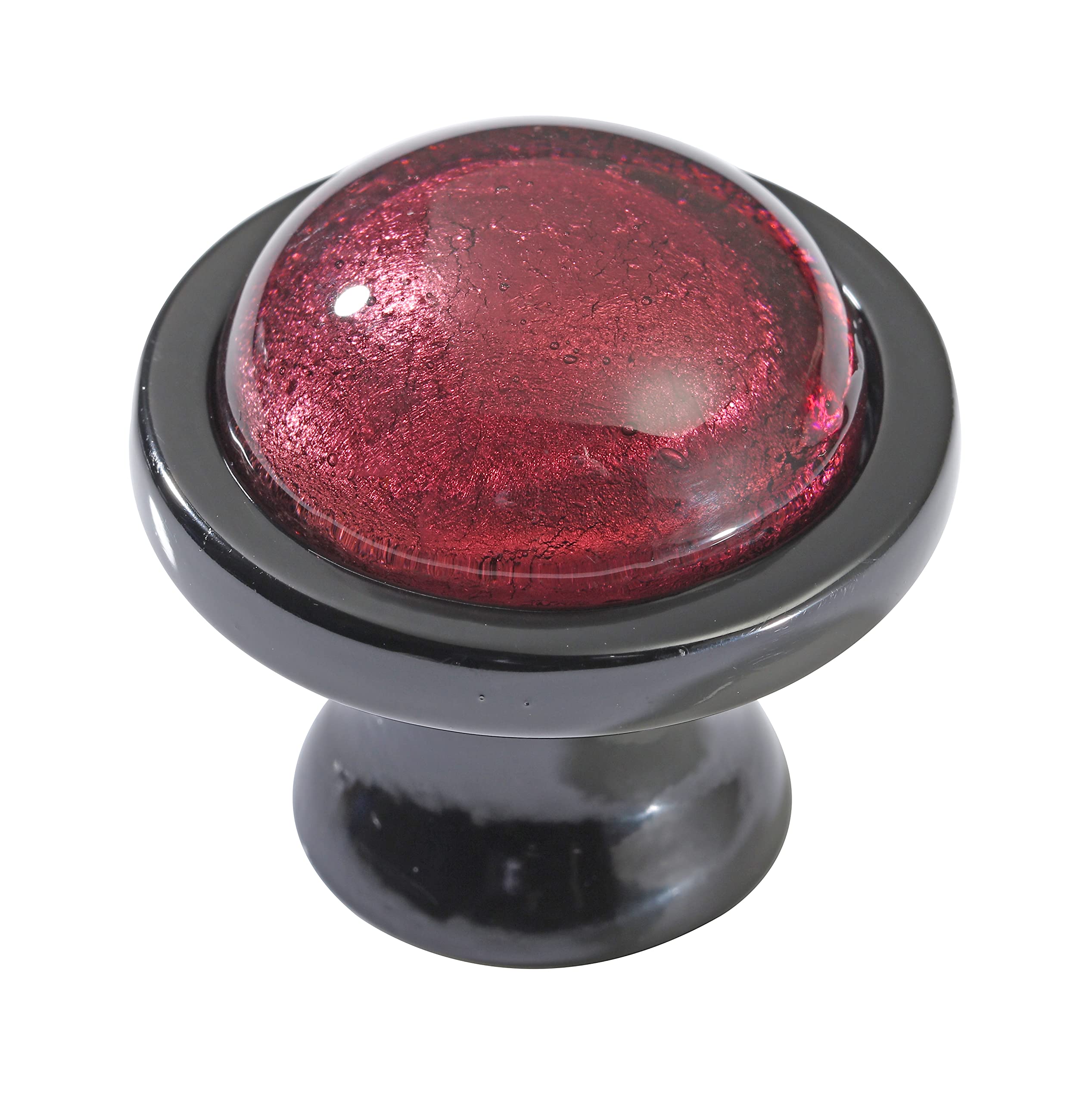 Huoxiuart 12-5K49-8 Handmade Craft Glass Cabinet Knobs for Home Decor Cupboards Drawers Dressers Wardrobes Art Kitchen Cabinet Glass Knob Window Knob Furnitures Hardwares 8 Pieces