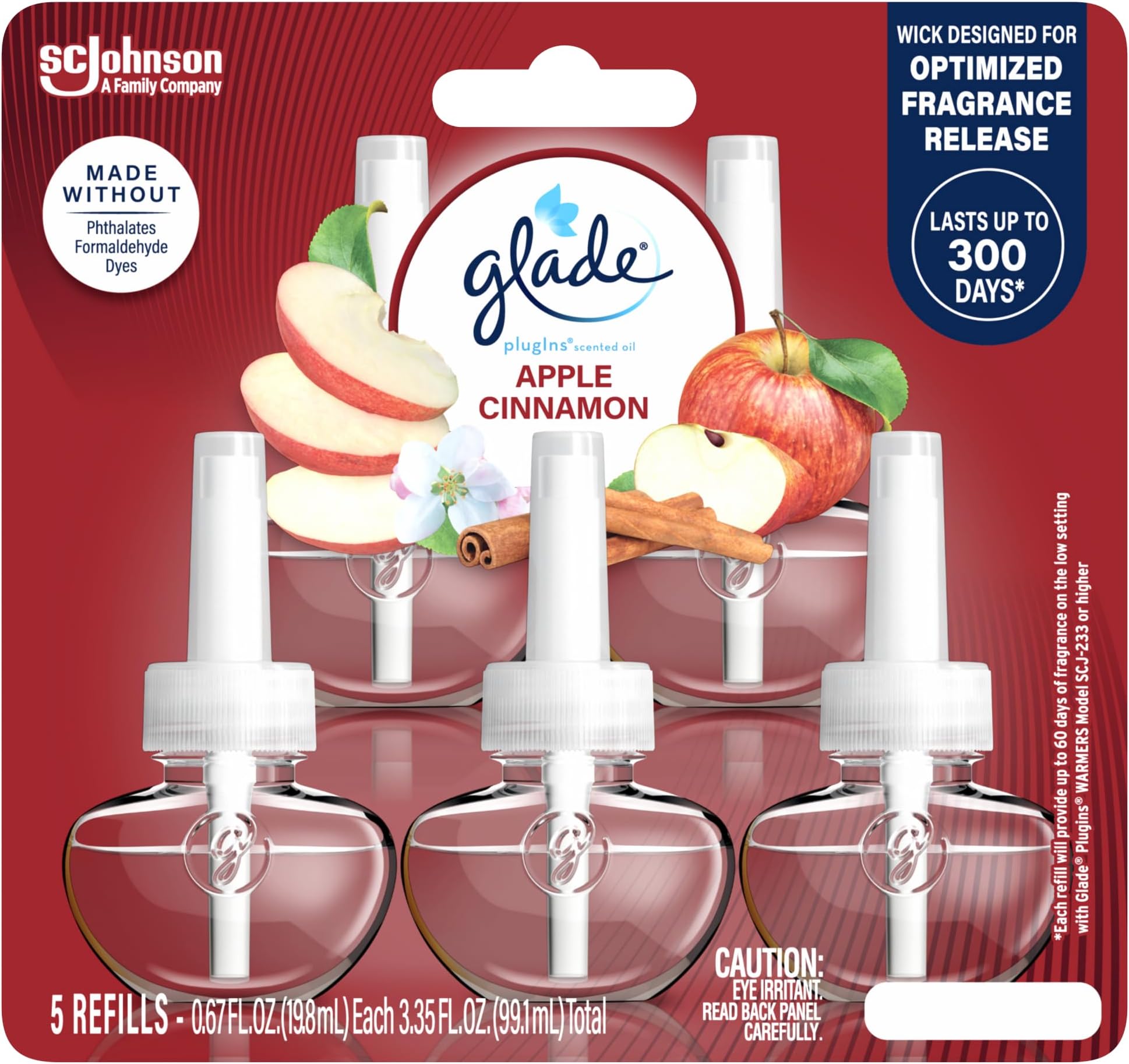 Glade PlugIns Refills Air Freshener, Scented and Essential Oils for Home and ...