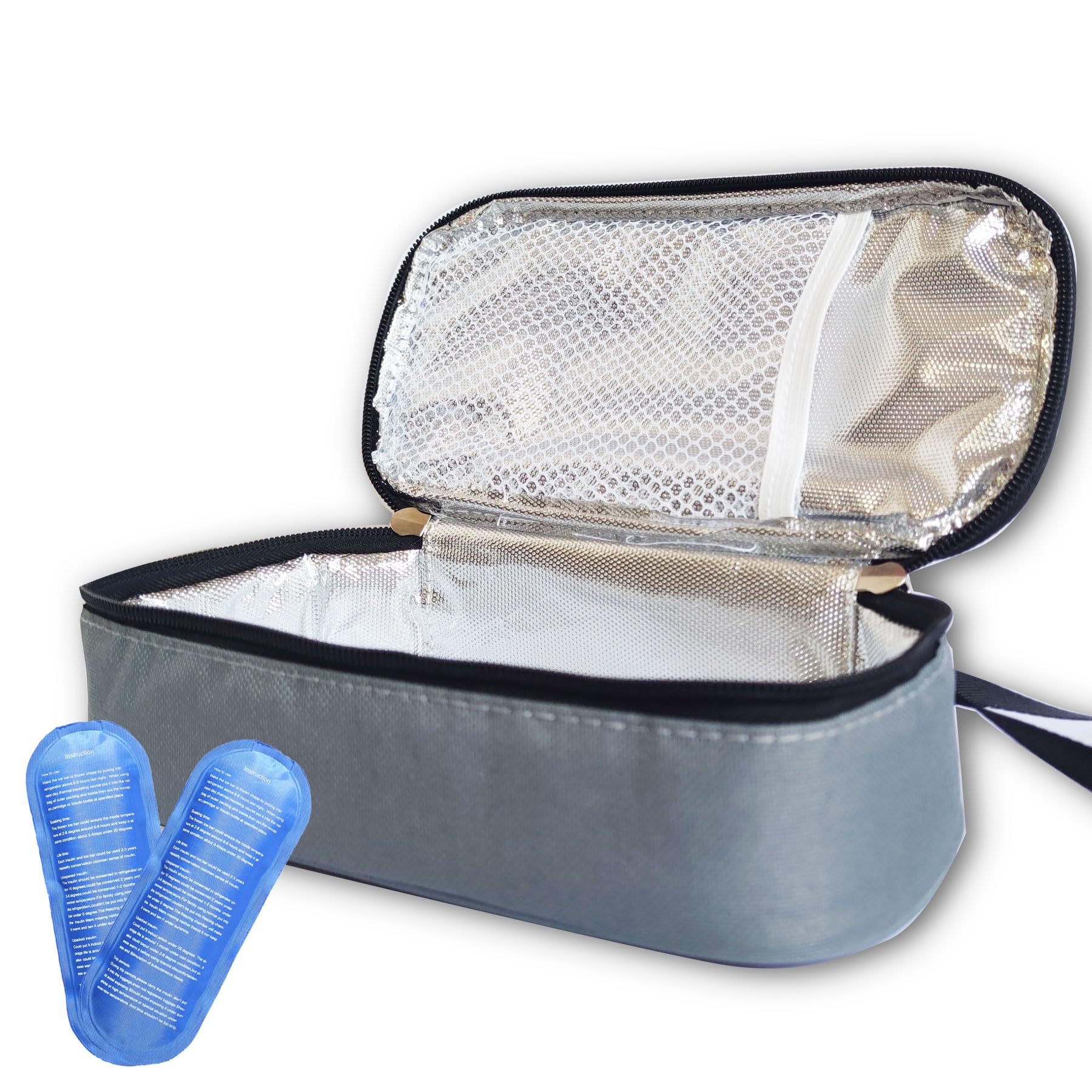 Insulated Breastmilk Cooler Bag with 2 Ice Packs - Breastmilk Cooler Organizer Bag for Daycare, Breastfeeding Mom Travel Outdoor