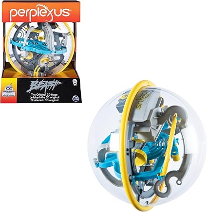 PERPLEXUS - PERPLEXUS BEAST - Labyrinthe Parcours 3D Original Avec 100 Défis - Labyrinthe 3D - Jeu d'Action et de Réflexe - Casse tete enfant - Jouet Vertus Pédagogiques - Jouet Enfant 9 Ans et +