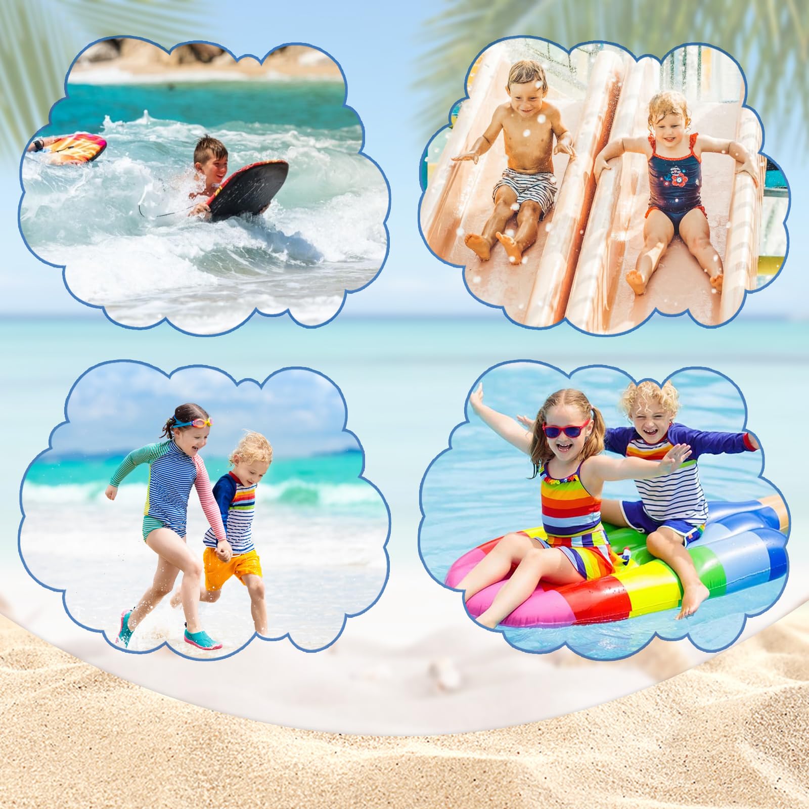 Kinder Kurzer Neoprenanzug 2.5mm Kurzärmeliger Taucheranzüge Surfen Kinder Shorty Badeanzug, Kids Schnorchelanzug Einteiler Bademode Shorty Neoprenanzuge für Schwimmen Wassersport Jungen Mädchen