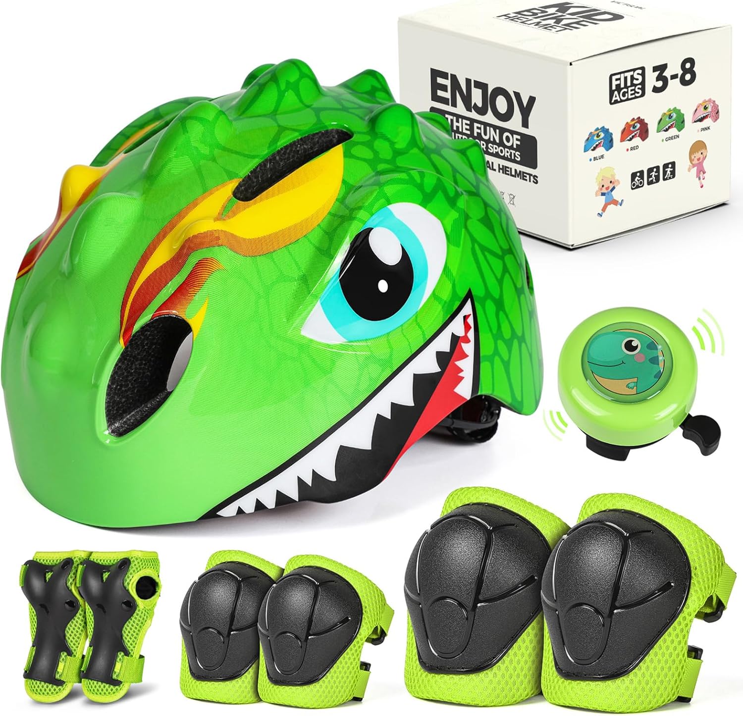 VICTGOAL Toddler Kids Bike Helmet Lightweight 3D Children Bicycle Helmet for Boys and Girls Age 3-8 for Multi-Sport Scooter Cycling Skating