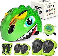 Vista 9 de VICTGOAL Casco de bicicleta para niños pequeños, ligero 3D, casco de bicicleta para niños y niñas de 3 a 8 años para múltiples deportes scooter