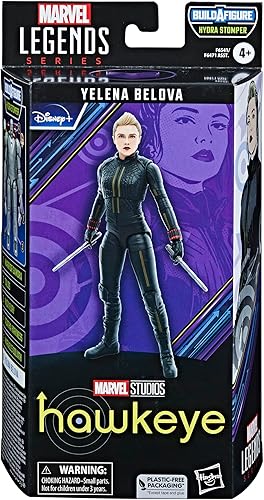 Miniatura 3 de Marvel Legends Series Yelena Belova, Hawkeye - Figuras de acción coleccionables de 6 pulgadas, a partir de 4 años, tamaño pequeño