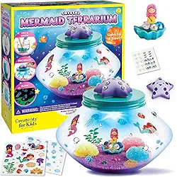 Creativity For Kids, Faber-Castell, Terrário de Cristal de Sereia, para crianças a partir de 6 anos
