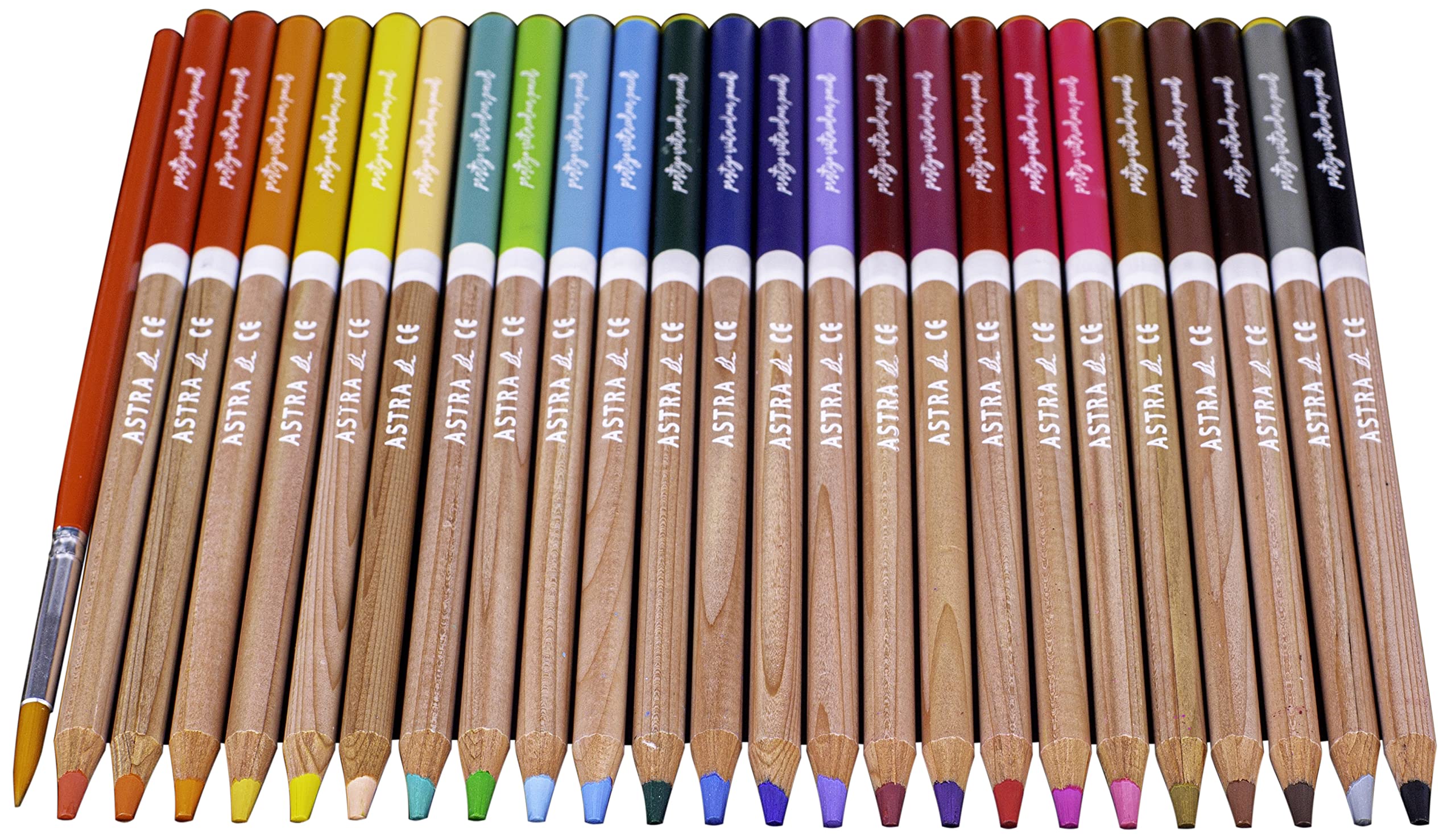 ASTRA Prestige 24 Colouring Pencils in Metal Tin Box Bundle with Smart